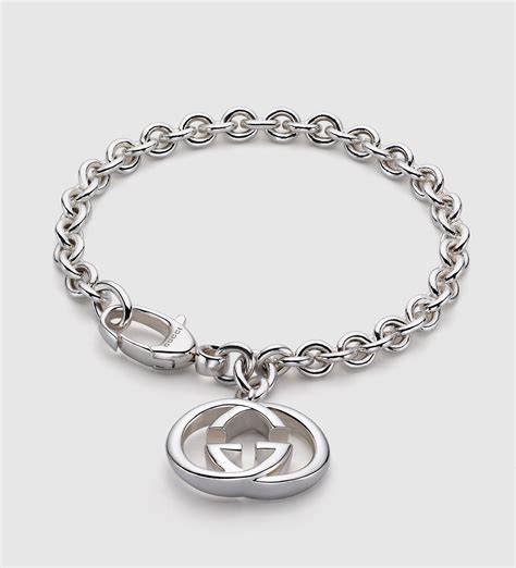 gucci bracelet with charms|gucci interlocking g silver bracelet.